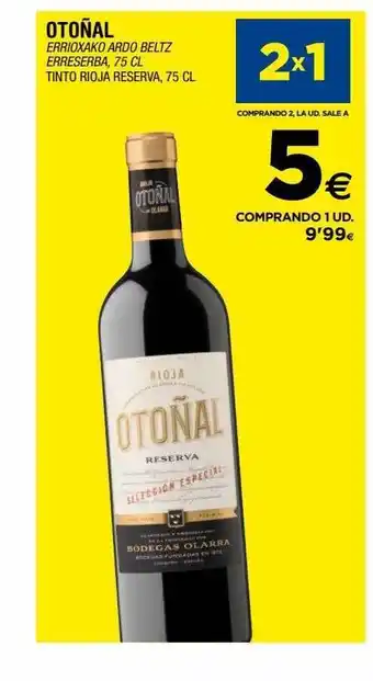BM Supermercados Otoñal tinto rioja reserva oferta