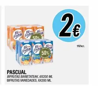 BM Supermercados Pascual bifrutas variedades oferta
