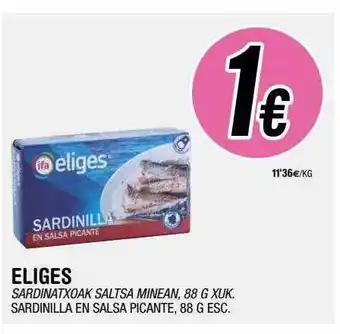 BM Supermercados Eliges sardinilla en salsa picante oferta