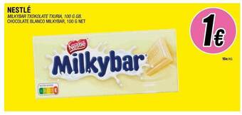 BM Supermercados Nestlé chocolate blanco milkybar oferta