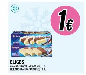 BM Supermercados Eliges helado barra sabores oferta