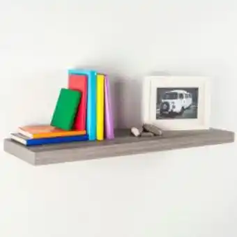 BricoCentro Estante con fijación invisible hd roble gris 60x25cm oferta