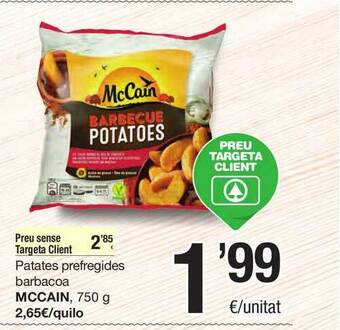 SPAR Fragadis Mccain Patates Prefregides Barbacoa 750g oferta