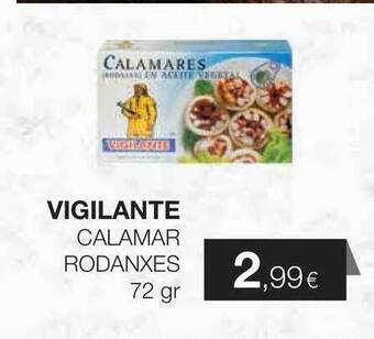 Plusfresc Vigilante Calamar Rodanxes 72gr oferta