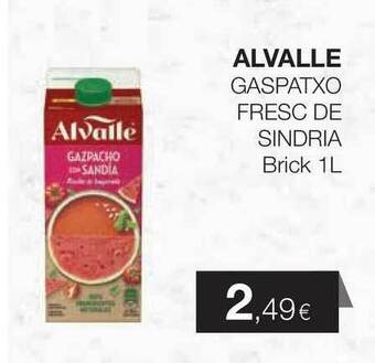 Plusfresc Alvalle Gaspatxo Fresc De Sindria 1L oferta