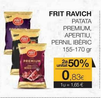 Plusfresc Frit Ravich Patata Premium Aperitiu Pernil Ibèric 155-170gr oferta