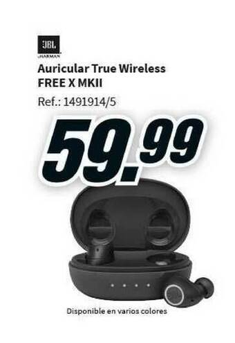 MediaMarkt Jbl Auricular True Wireless Free X Mkii oferta