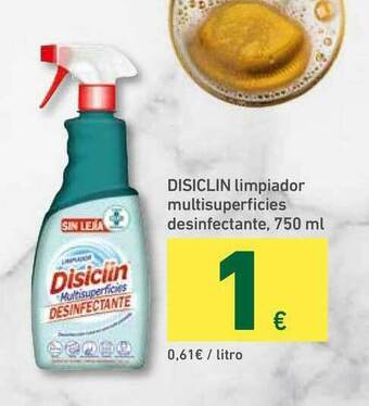 HiperDino Disiclin Limpiador Multisuperficies Desinfectante 750ml oferta