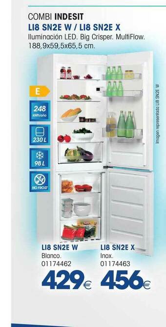 Master Cadena Combi Indesit Li8 Sn2e W Li8 Sn2e X oferta