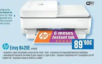 Beep Hp envy 6420e hp11936 oferta