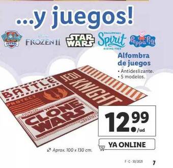 Lidl Alfombra De Juegos oferta
