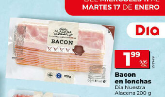 Dia Bacon en Lonchas oferta