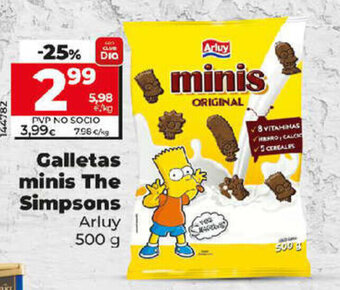 Dia Galletas Minis The Simpsons oferta