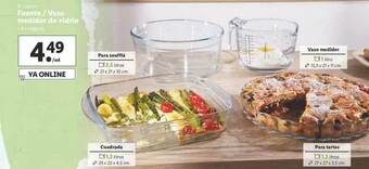 Lidl O'cuisine Fuente Vaso Medidor De Vidrio oferta