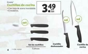 Lidl Ernesto Cuchillos De Cocina oferta