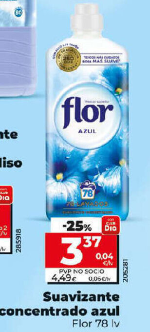 Dia Suavizante Concentrado Azul oferta