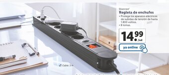 Lidl Regleta De Enchufes oferta