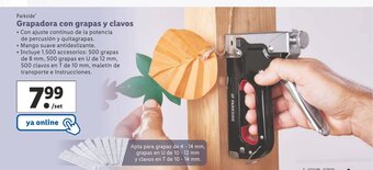 Lidl Grapadora Con Grapas Y Clavos oferta
