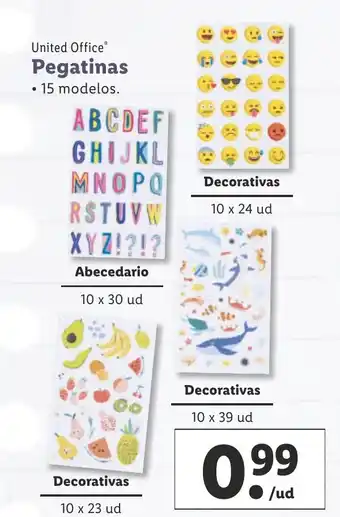 Lidl Pegatinas oferta