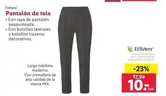 Lidl Pantalón De Tela oferta