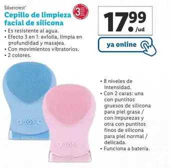Lidl Cepillo De Limpieza Facial De Silicona oferta