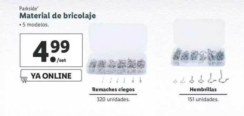 El precio y las condiciones de Lidl están en el catálogo o el sitio web que  dirigen.