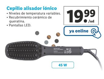 Lidl Cepillo Alisador Iónico oferta