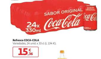 Alcampo Refresco Coca-cola oferta