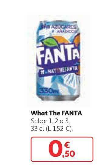 Alcampo What The Fanta 3,33ml oferta