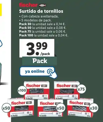 Lidl Surtido De Tornillos oferta