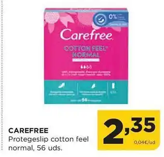 Alimerka Carefree protegeslip cotton feel normal oferta