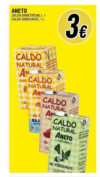 BM Supermercados Aneto caldo variedades oferta