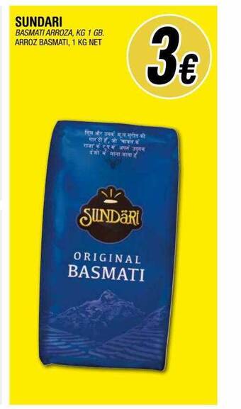 BM Supermercados Sundari arroz basmati oferta