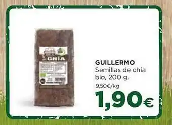 Alimerka Guillermo semillas de chia bio oferta