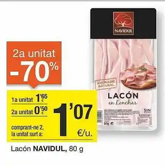 BonpreuEsclat Lacón navidul oferta