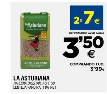 BM Supermercados La asturiana lenteja pardina oferta