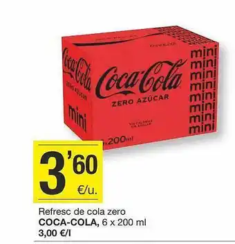 BonpreuEsclat Refresc de cola zero coca-cola oferta
