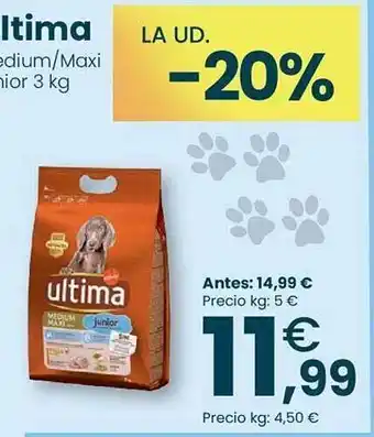 Clarel Ultima medium maxi junior 3 kg oferta