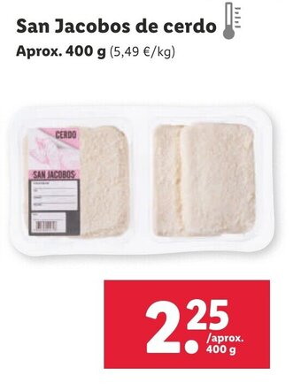 Lidl San Jacobos De Cerdo oferta