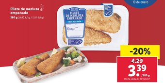 Lidl Filete de Merluza Empanado oferta