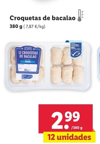 Lidl Croquetas de Bacalao oferta