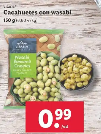 Lidl Cacahuetes Con Wasabi oferta