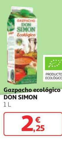 Alcampo Gazpacho Ecológico Don Simon 1L oferta