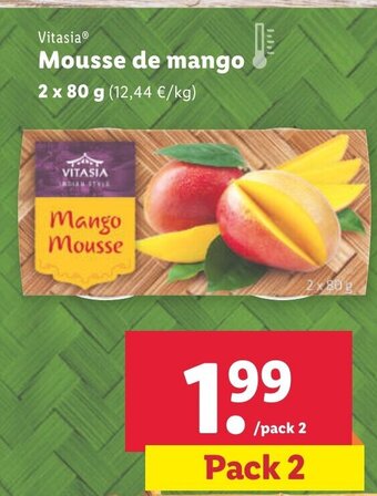 Lidl Mousse de Mango oferta