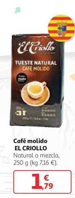 Alcampo Café Molido El Criollo 250g oferta