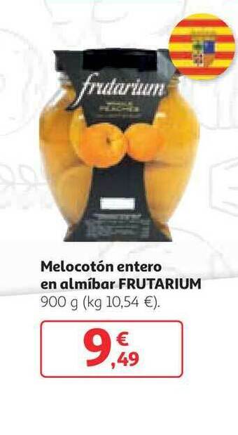 Alcampo Frutarium Melocotón Entero En Almíbar 900g oferta