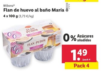 Lidl Flan De Huevo Al Baño María oferta