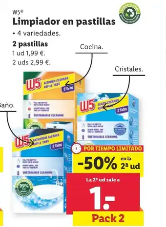 Lidl Limpiador en Pastillas oferta