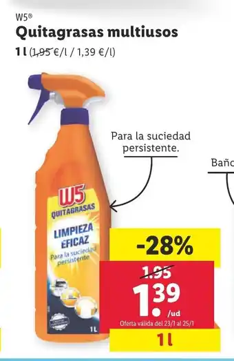Lidl Quitagrasas Multiusos oferta