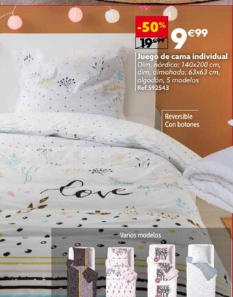 GiFi Juego de Cama Individual oferta